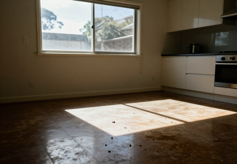 Ant trail along kitchen counter in Kirribilli home